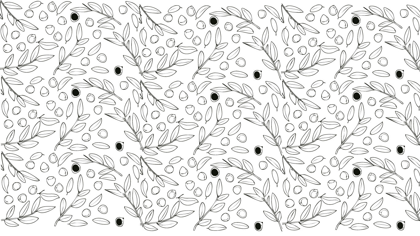 Pattern with gum leaves and gum nuts